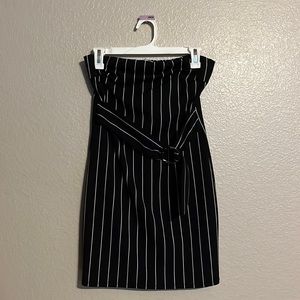 CR Striped Tube Dress